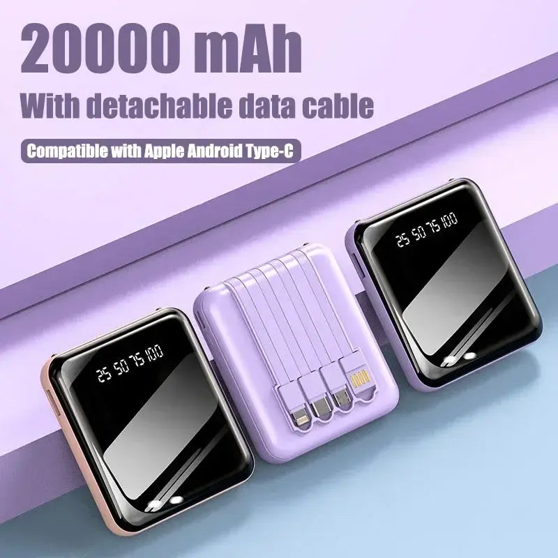 20000 Mah Fast Charging Power Bank Share With Cable Mobile