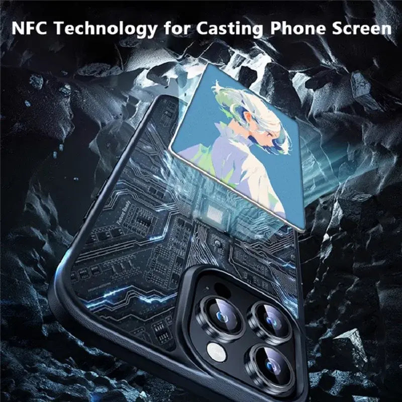 Smart NFC Phone Case for iPhone: DIY Back Display